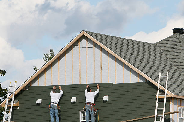 Professional Siding Contractor technician working in Hollsopple, PA